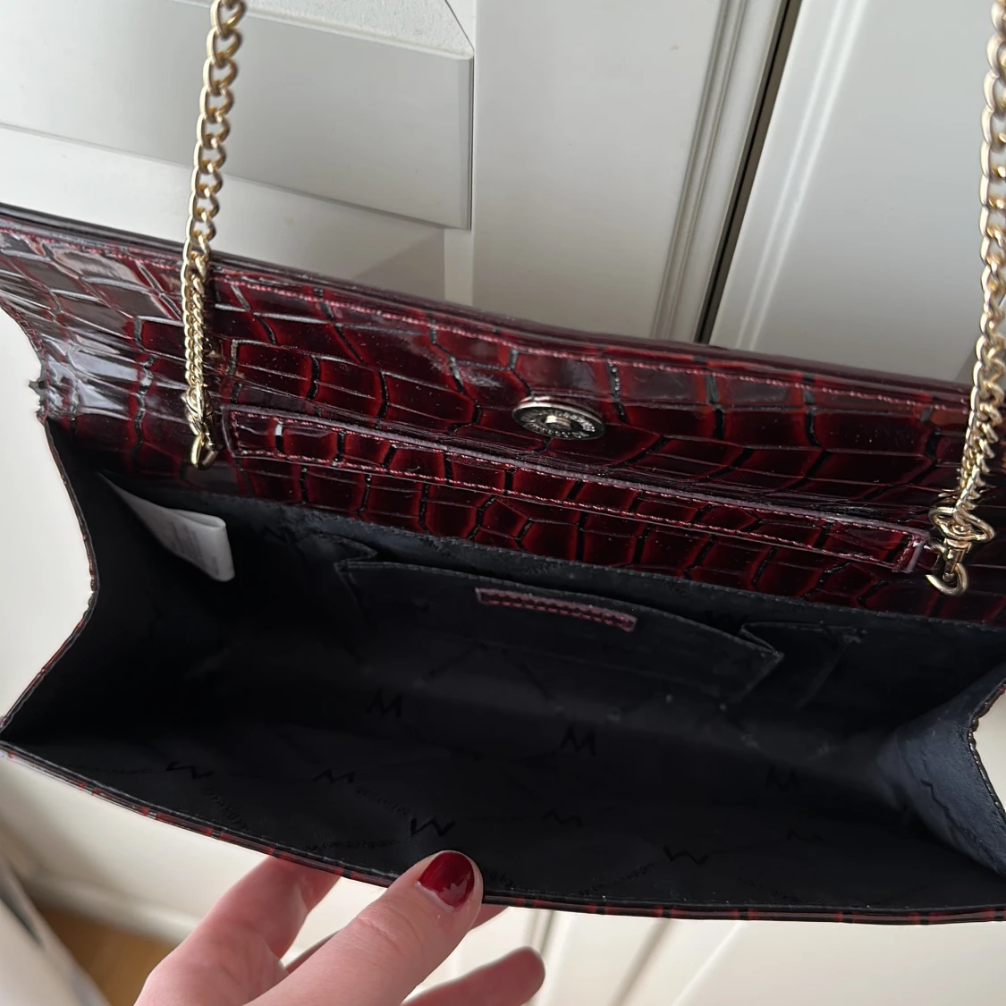 Röd brun väska från mairamare - 90