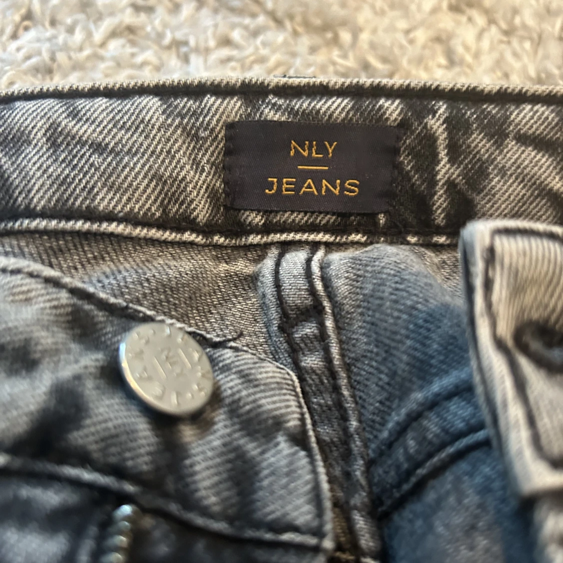 Gråa jeans OANVÄNDA - 90