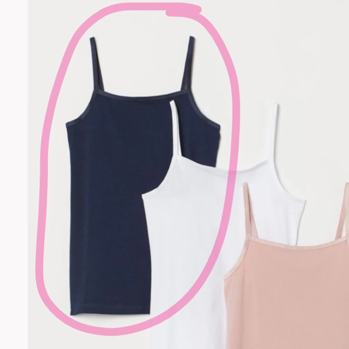 Mörkblått linne - 91