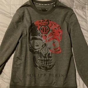 Phillip plein tröja  - Phillip plein tröja storlek L grå färg 