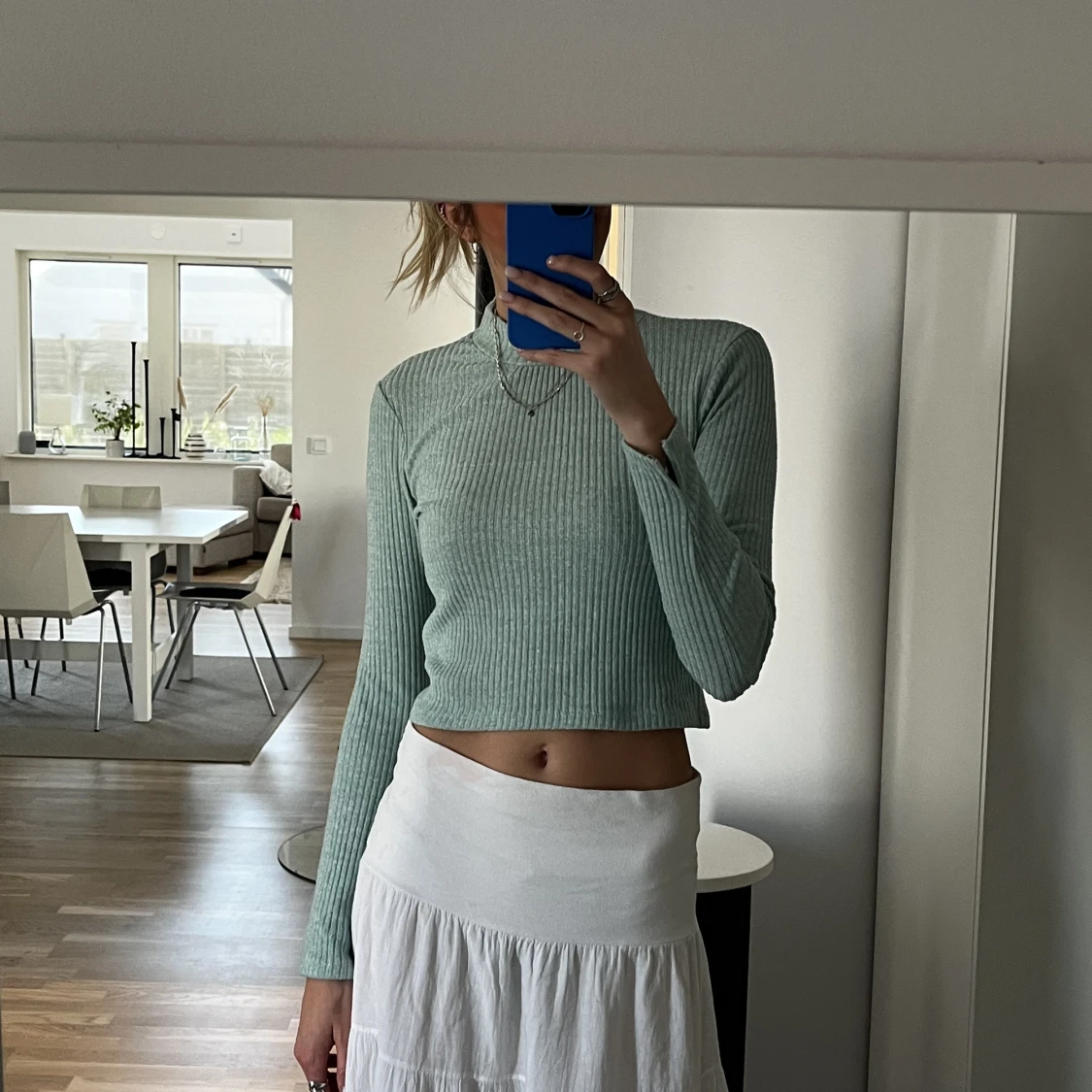 Turkos tröja från Stradivarius 🩵