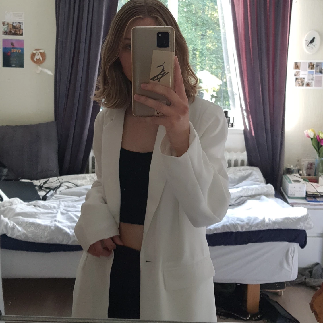 Vit kavaj/blazer - 90