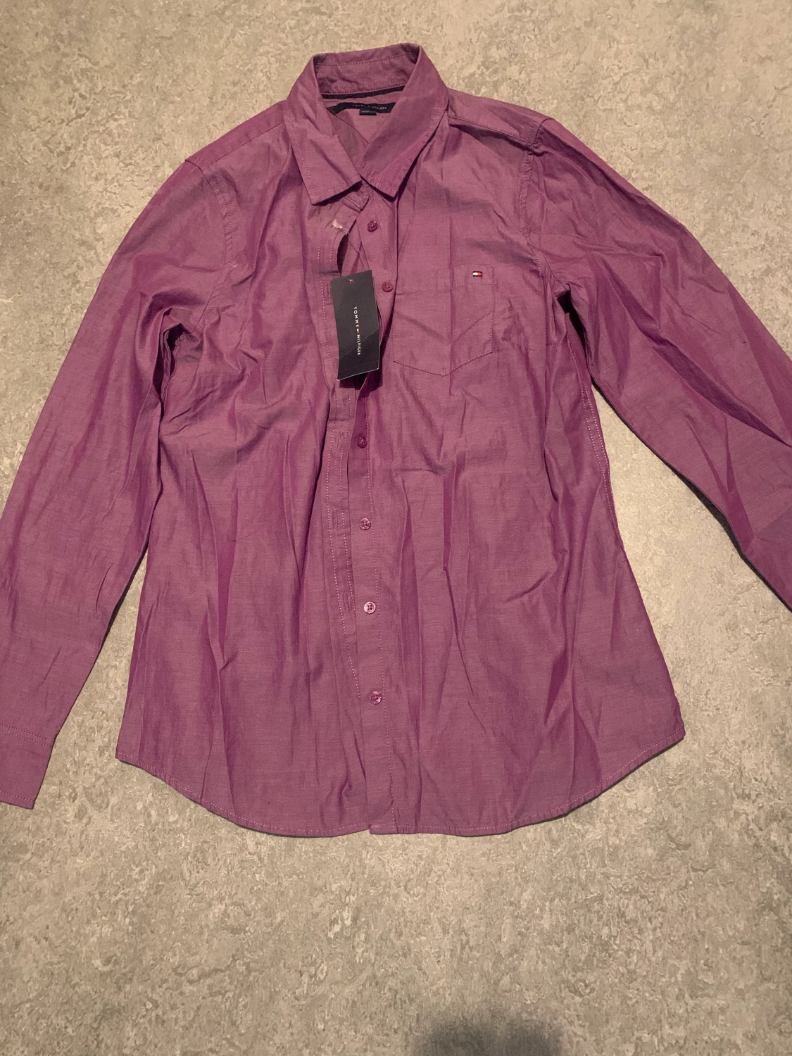 Lila Tommy Hilfiger skjorta - 90