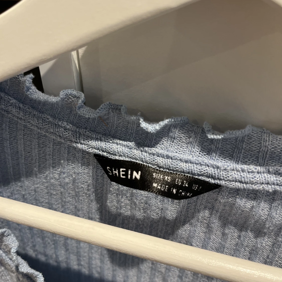 Blå långärmad magtröja - 90