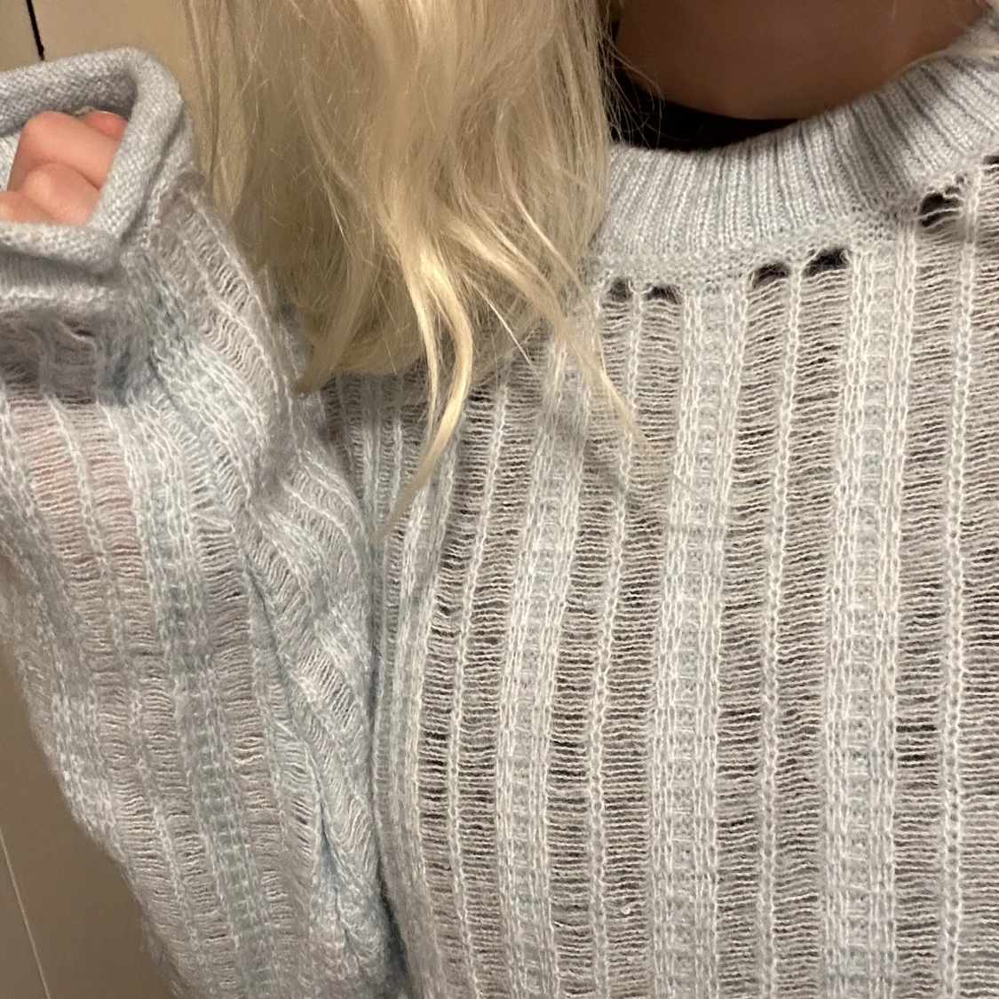 stickad långklänning - 91