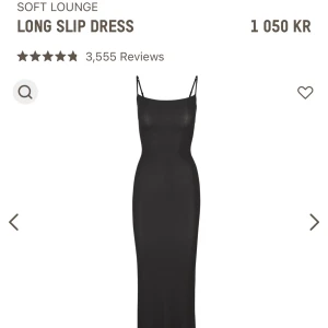 Skims klänning - Populära klänningen från Skims! Använd 1 gång, blir nog väldigt lång på någon under 1.70. I princip nyskick!