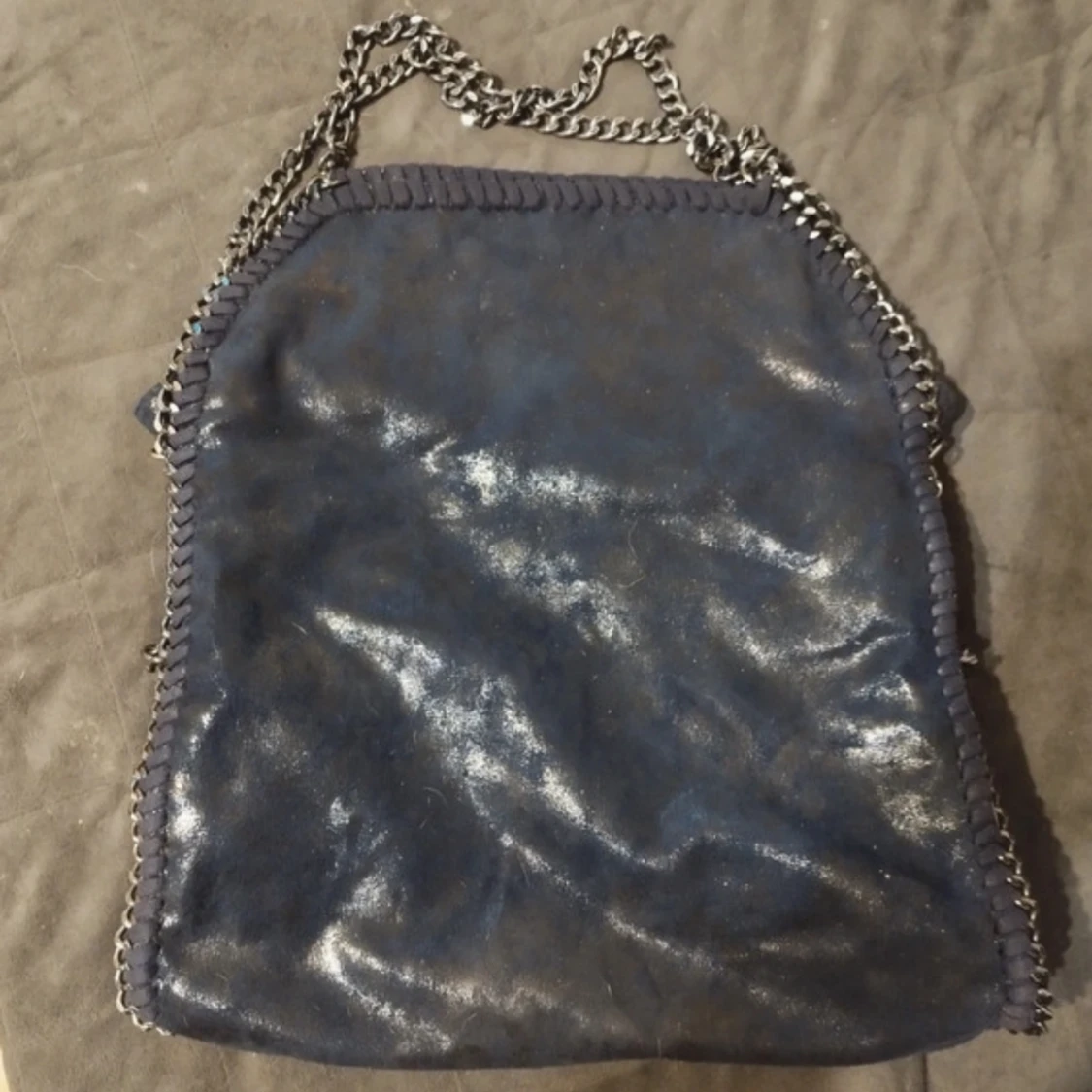 Blå kedja väska - 91