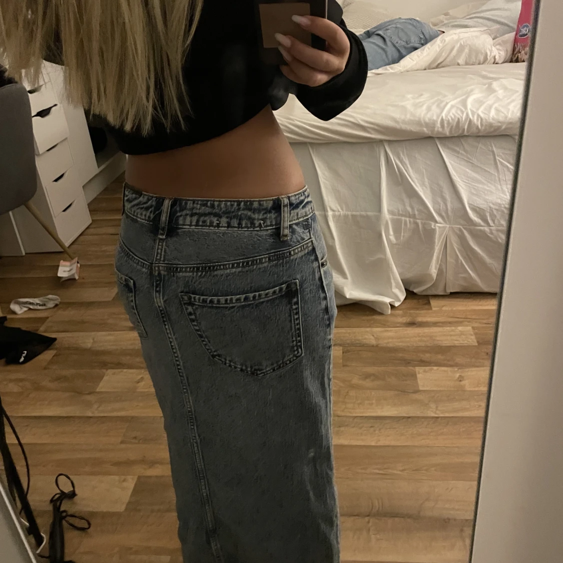 Lång jeanskjol  - 90