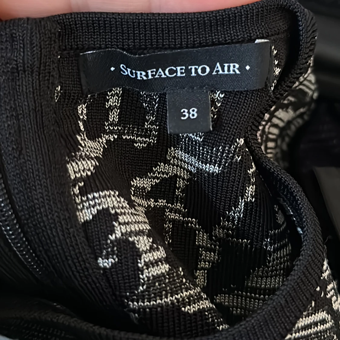 Mönstrad klänning stretch strl 38 - 91