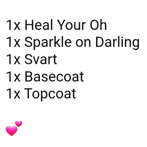 Gelpolish - Oanvända 5st