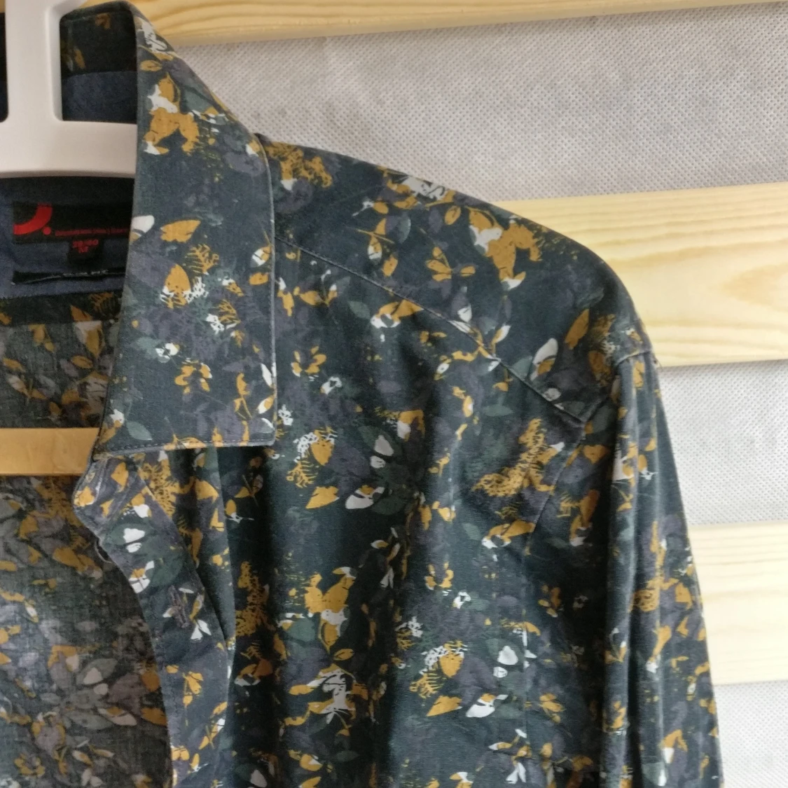 Grön mönstrad skjorta  - 91