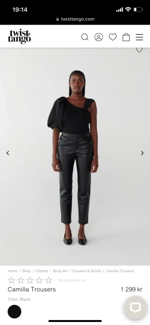 Twist & Tango CAMILLA - Assnygga skinnbyxor från Twist & Tango men tyvärr var de för korta för mig. Är 173 cm och de går till mitten på vaderna på mig. Upplever de som 36 i storlek