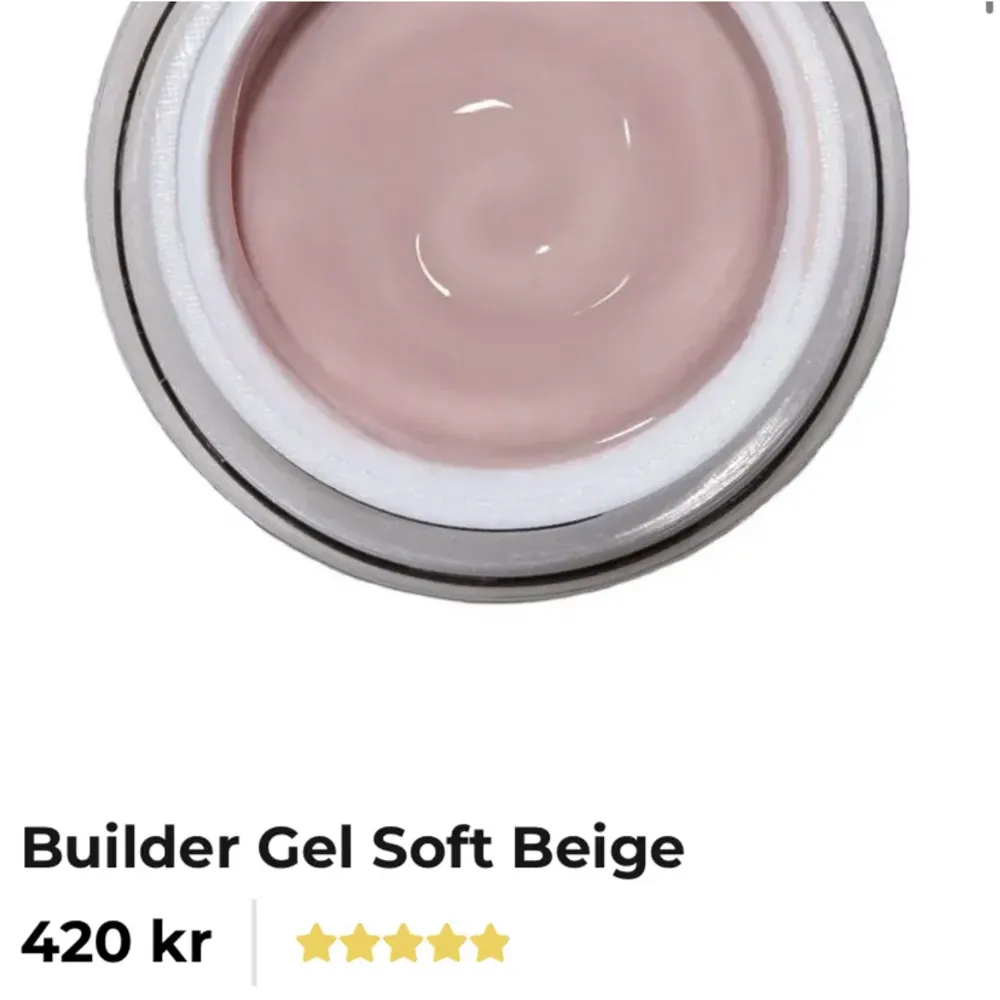 nagel gele från missfancy, soft beige 50gram 🩷. Övrigt.