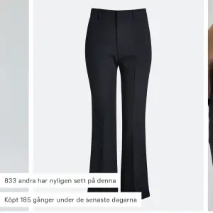 Helt nya oanvända byxor i modellen Vilma från Bikbok. Prislapp är kvar. I butik/online kostar de 499. Svarta 🖤