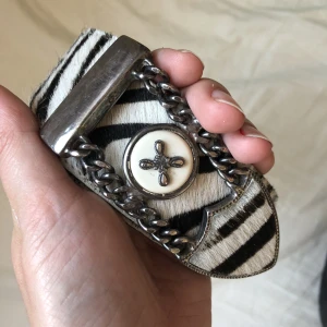 Retro zebra bälte - Fint skick