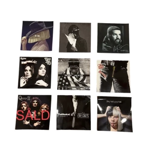 Album posters! - Albumbilder & i extremt bra skick/upplösning: Sia, Queen, A$AP, first aid kit🎶 Storlek: 12,8cm • 12,8cm🤩skriv vid frågor!  Styckpris 10kr + 17kr frakt. TRYCK EJ KÖP NU ❗️ Billigare vid köp av fler samtidigt ❤️(KOMMER FLER ALBum) men