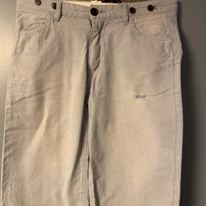 Jeansshorts  - Fina med ett litet hål. Men jag hört att det år trendigt. 