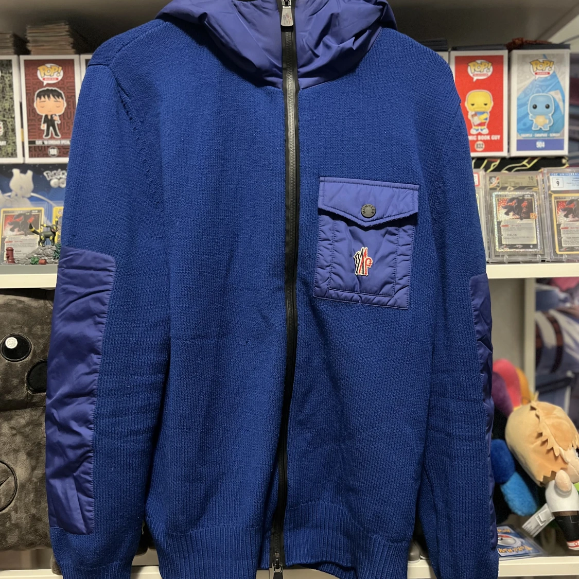 Moncler Grenoble Cardigan med luva