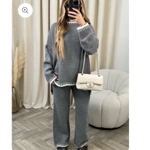 Snyggt mjukissett - Säljer mitt mjukissett. Endast testad. Beställde i fler färger så säljer denna (gråa). Super mjukt material och verkligen perfekt för vintern. (Endast underdelen) Storlek S 