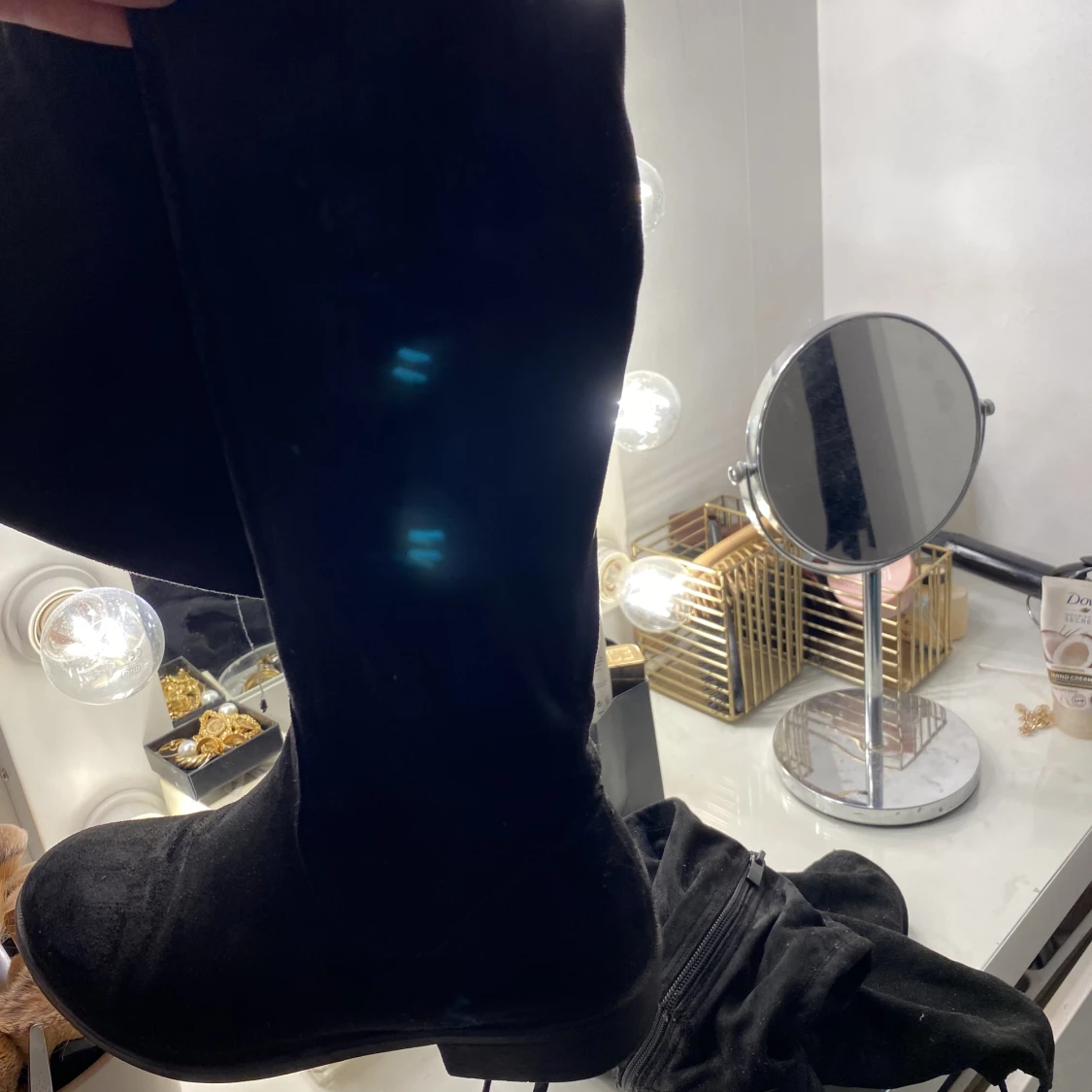 Svarta Overknees  - 90