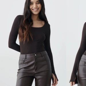 Topp - Knappt använd, mörkbrun färg