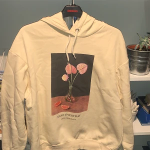 Hoodie - Beige hoodie, från monki i storlek S.