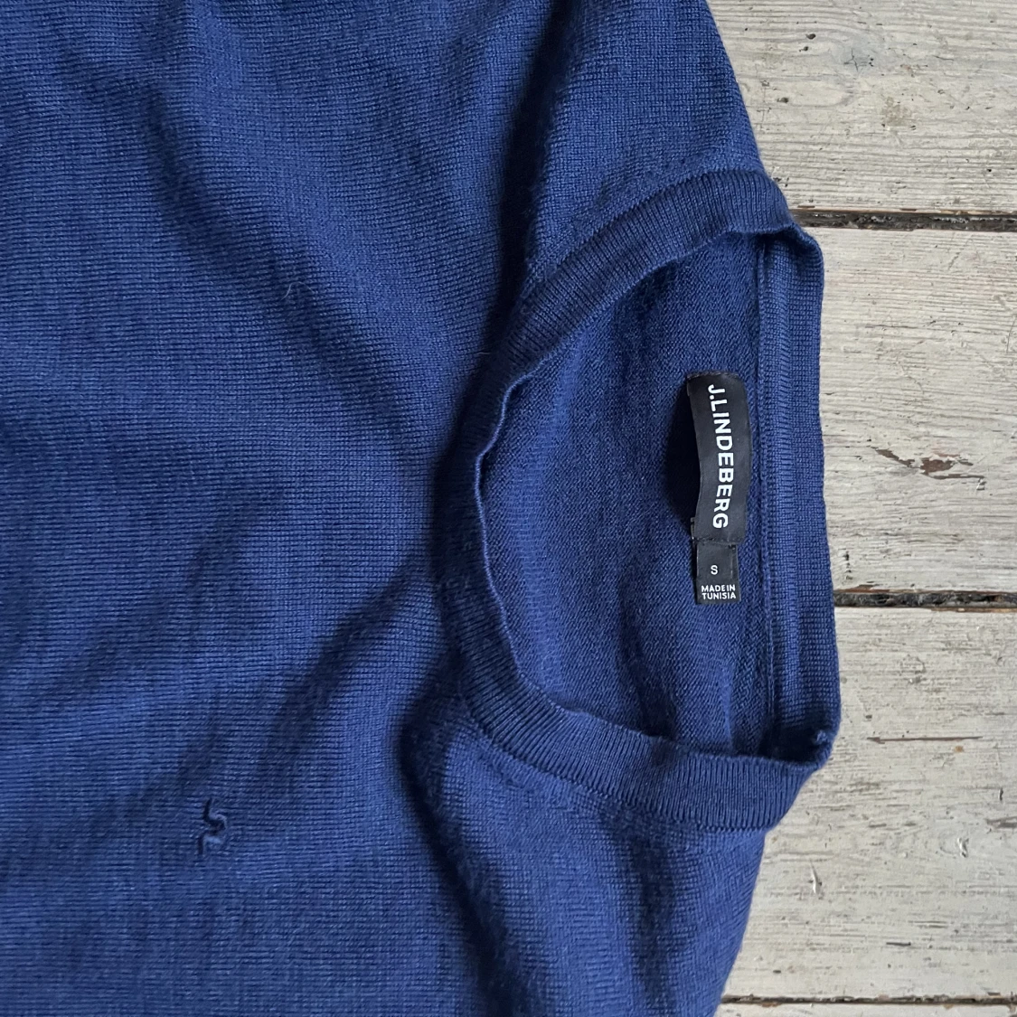 J.Lindeberg Stickad Tröja Navy - 90