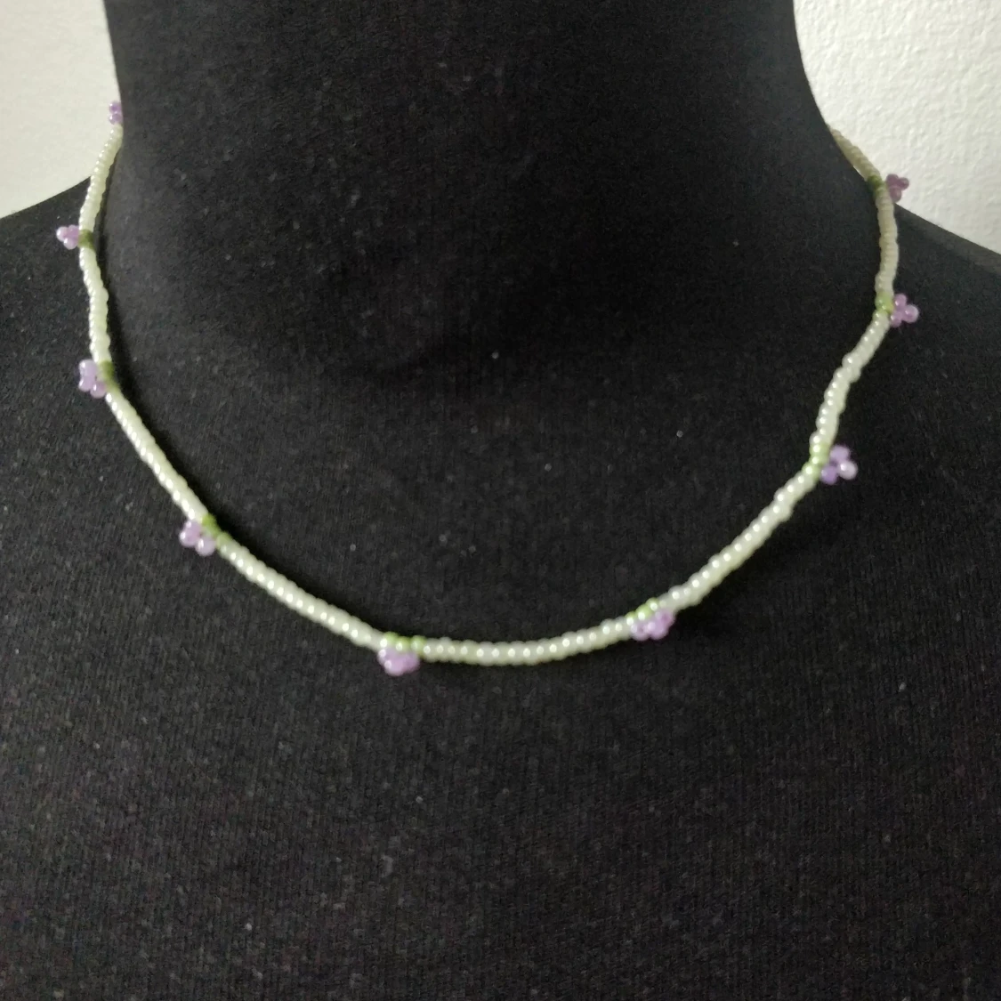 Pärlhalsband 🍇 - 90