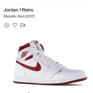 Jordan 1 retro Metalic red - Små skador här och där  