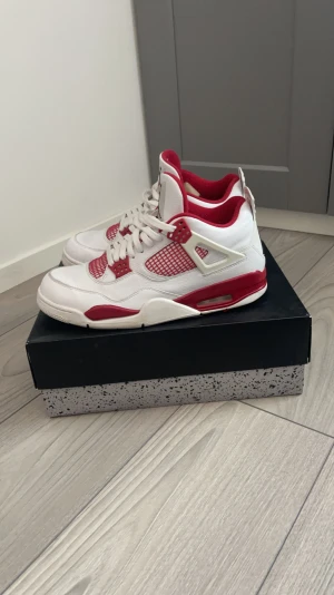 Jordan 4 - Tja säljer ett par Jordan 4 alternate 89 Storlek 45,5  Cond 8:10