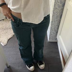 Lågmidjade gröna jeans 