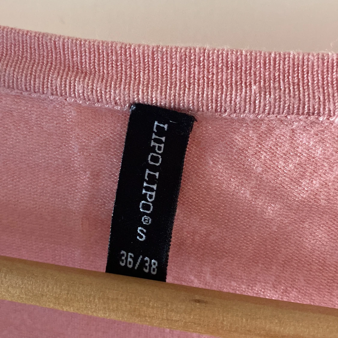 Ljusrosa långärmad topp - 90