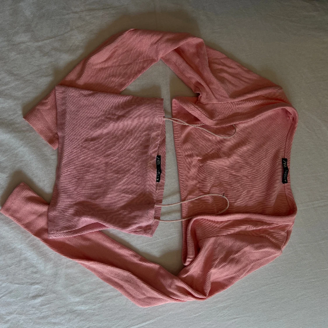 Rosa topp med armvärmare  - 90