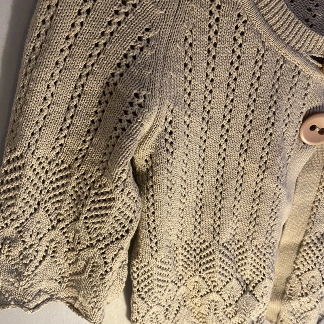 Trekvartsärmad kofta - 90