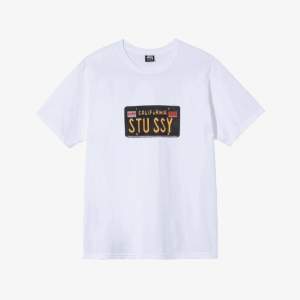 Stussy T shirt SUMMER 21 Collection - 1x License Plate Tee & 1x Levitate SS Tee