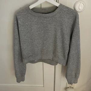Sweatshirt  - Jätte gullig croppad sweatshirt från Zara☀️