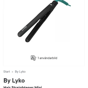 Lyko plattång - Lyko mini plattång köpt för 400 kr, jättebra men kommer inte till användning endast använd typ 2 gånger