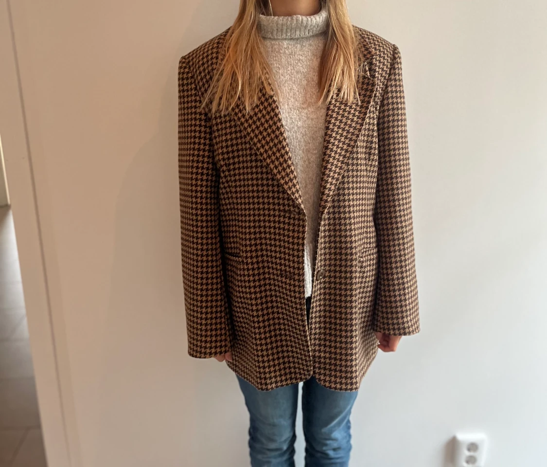 Hundtandsmönstrad Kavaj