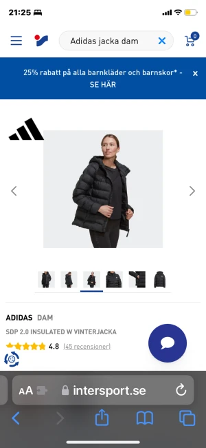 Vinterjacka  - Vinterjacka som bara är använd 1 säsong i fint skick! Ordinarie pris 1200