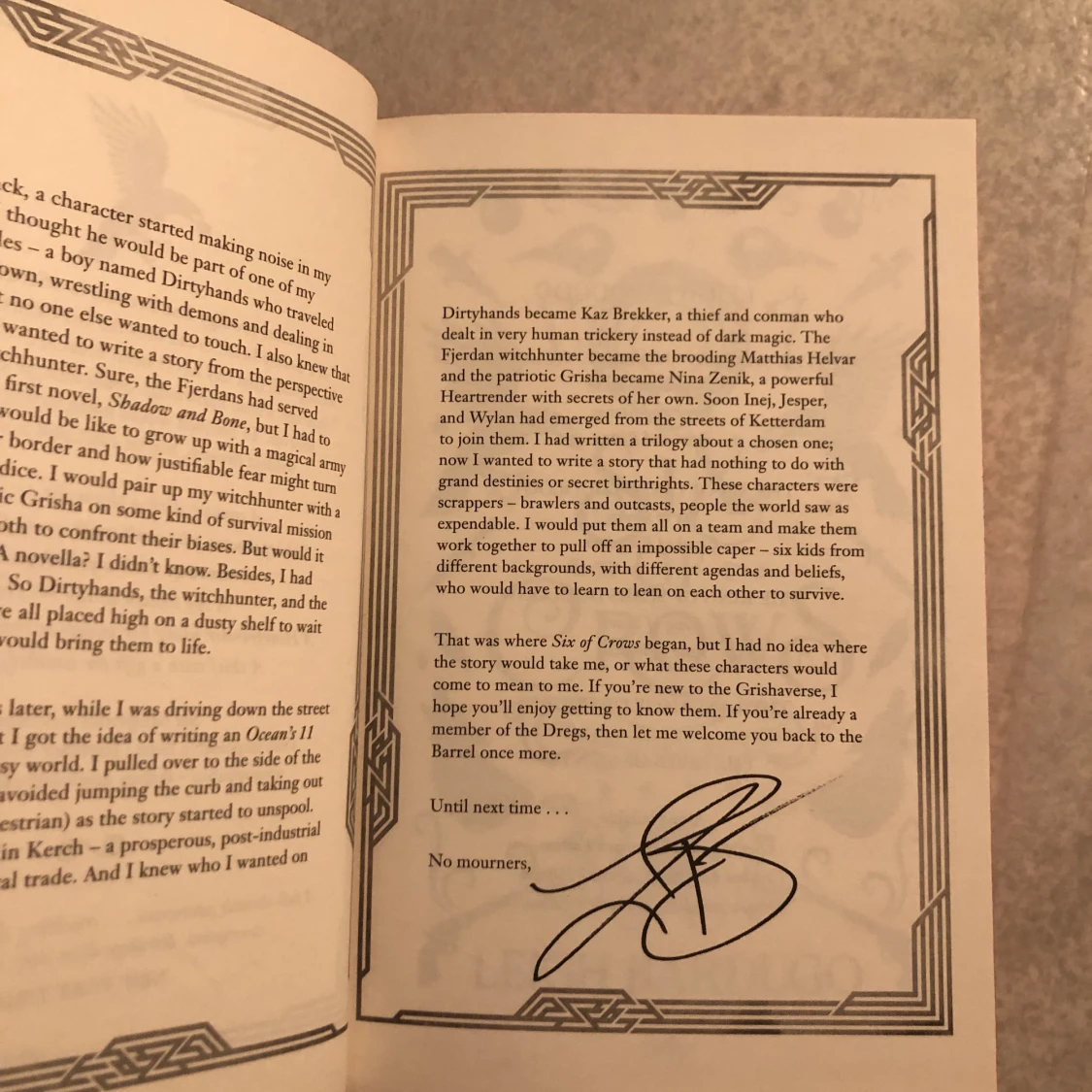 Six of crows collector’s edition  - 91