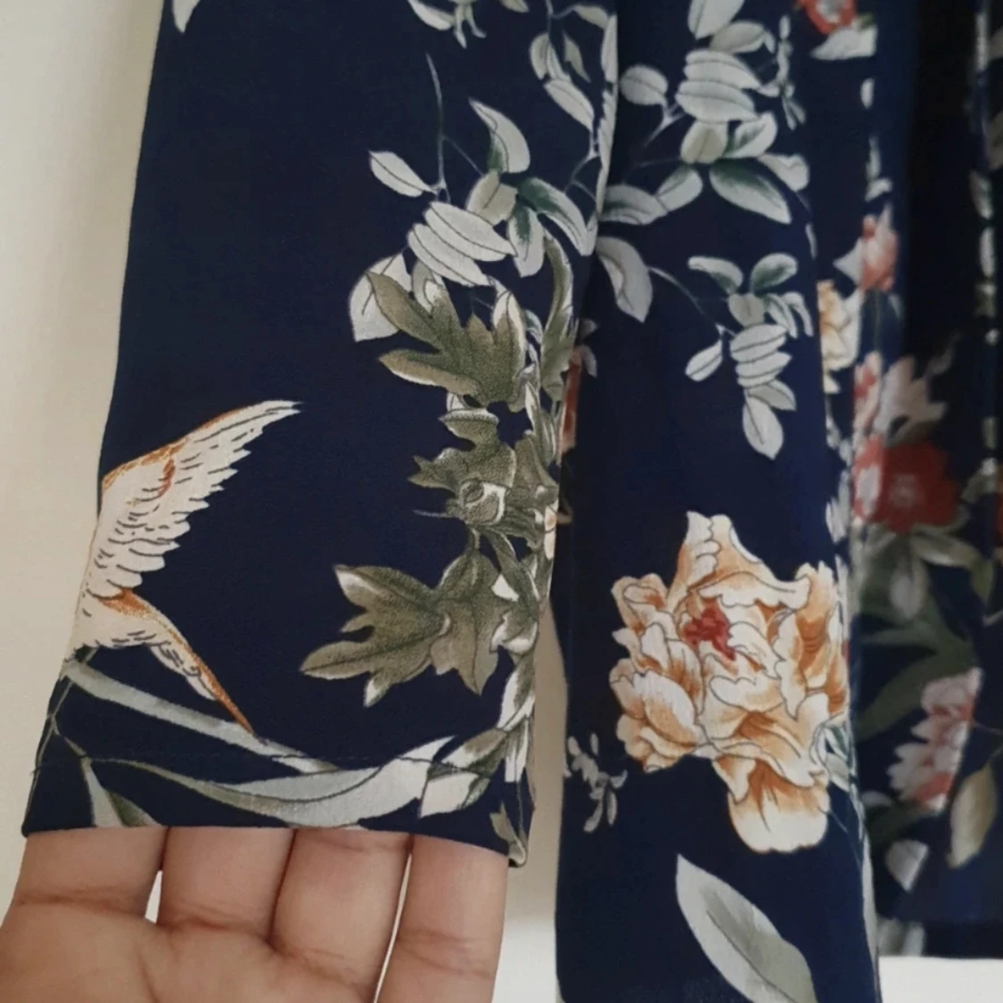 Blommog cardigan  - 90