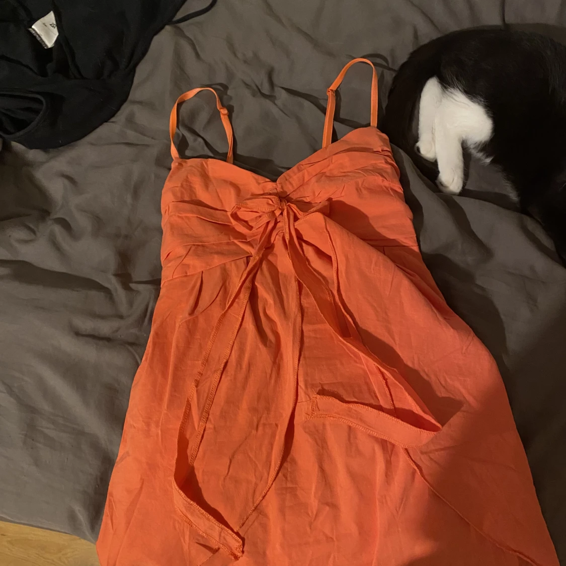 Orange klänning  - 91