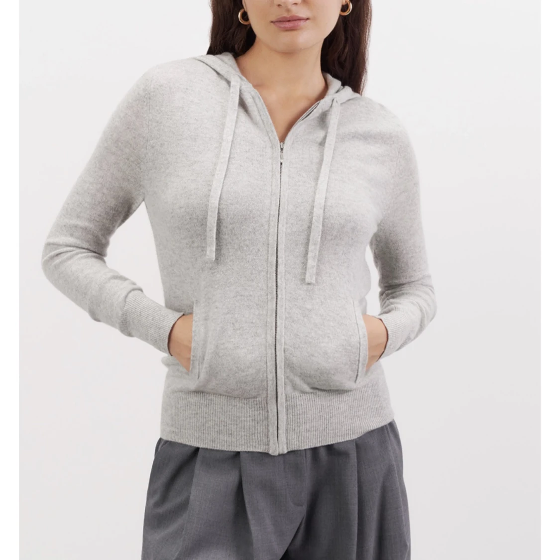 Soft goat zip up - 90