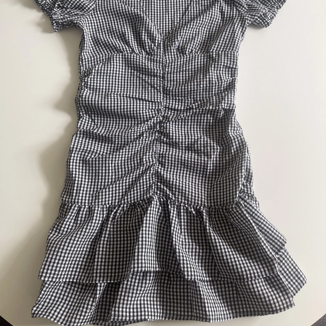 Superfin rutig klänning - 90