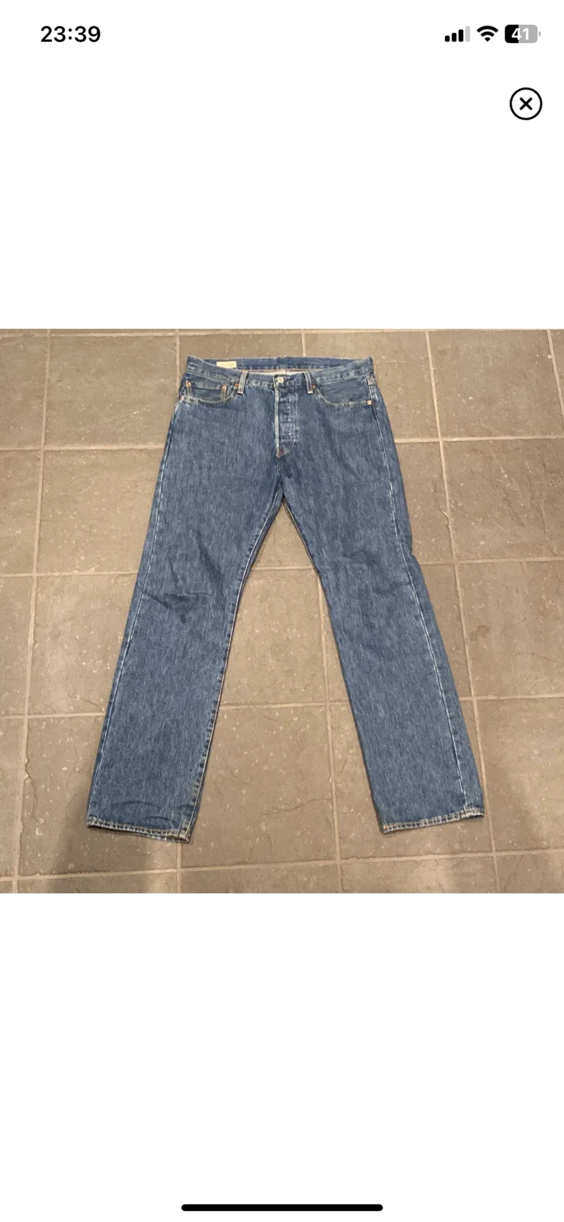 Levis 501 jeans mörkblå