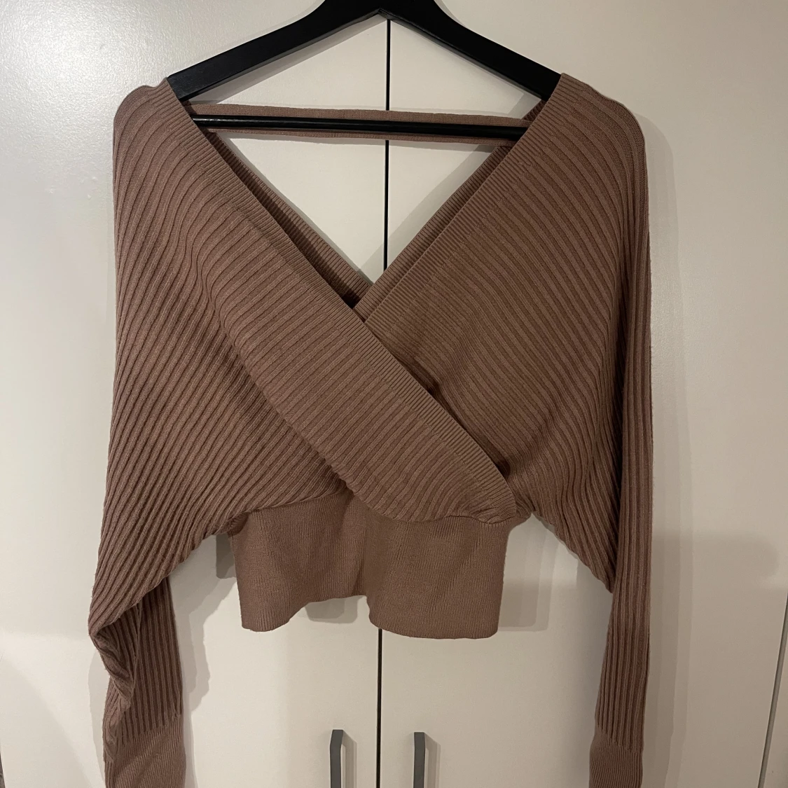 Beige/brun stickad tröja NAKD - 91