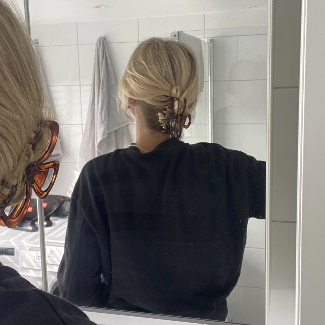 Svart sweatshirt - 90