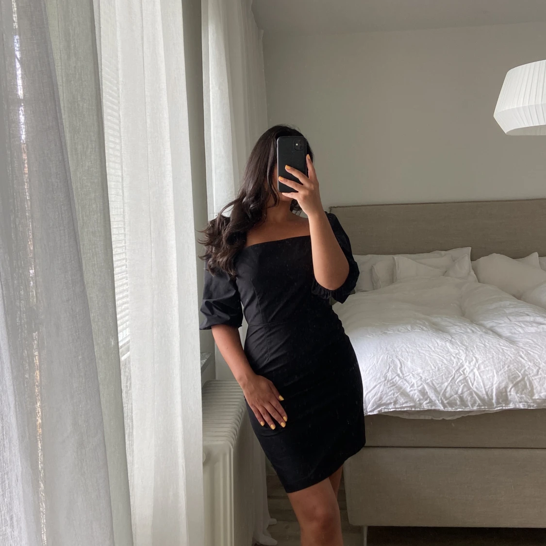 Svart kort klänning 