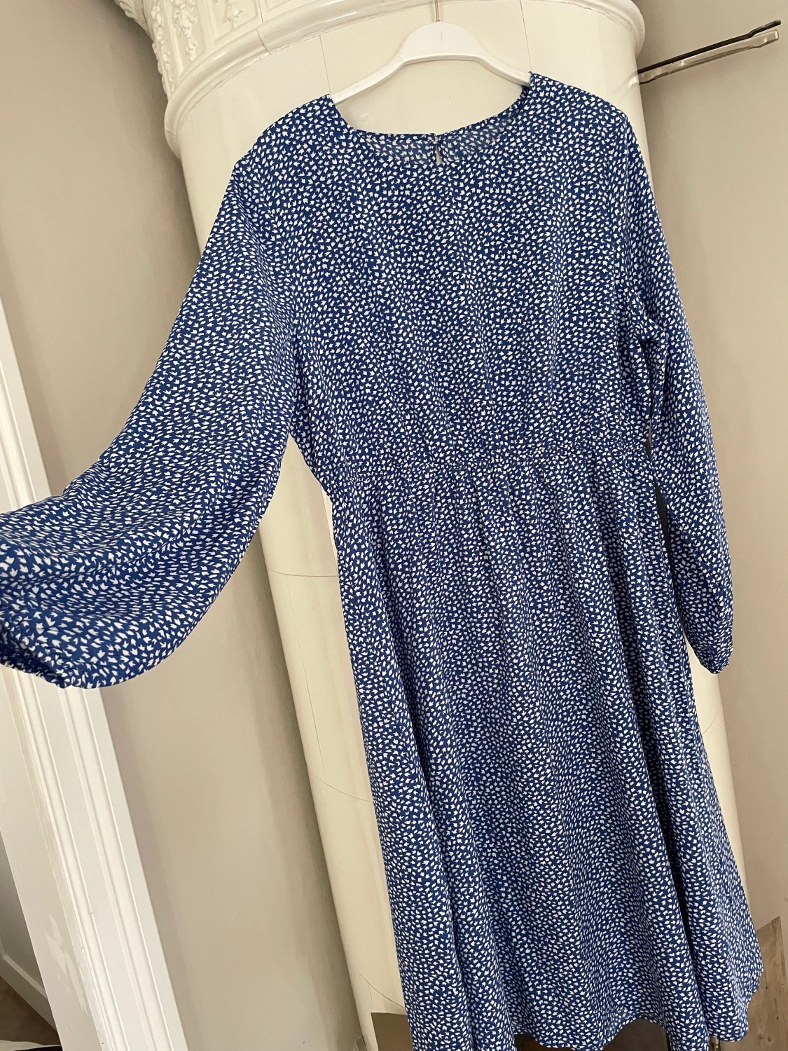 Blå sommarklänning