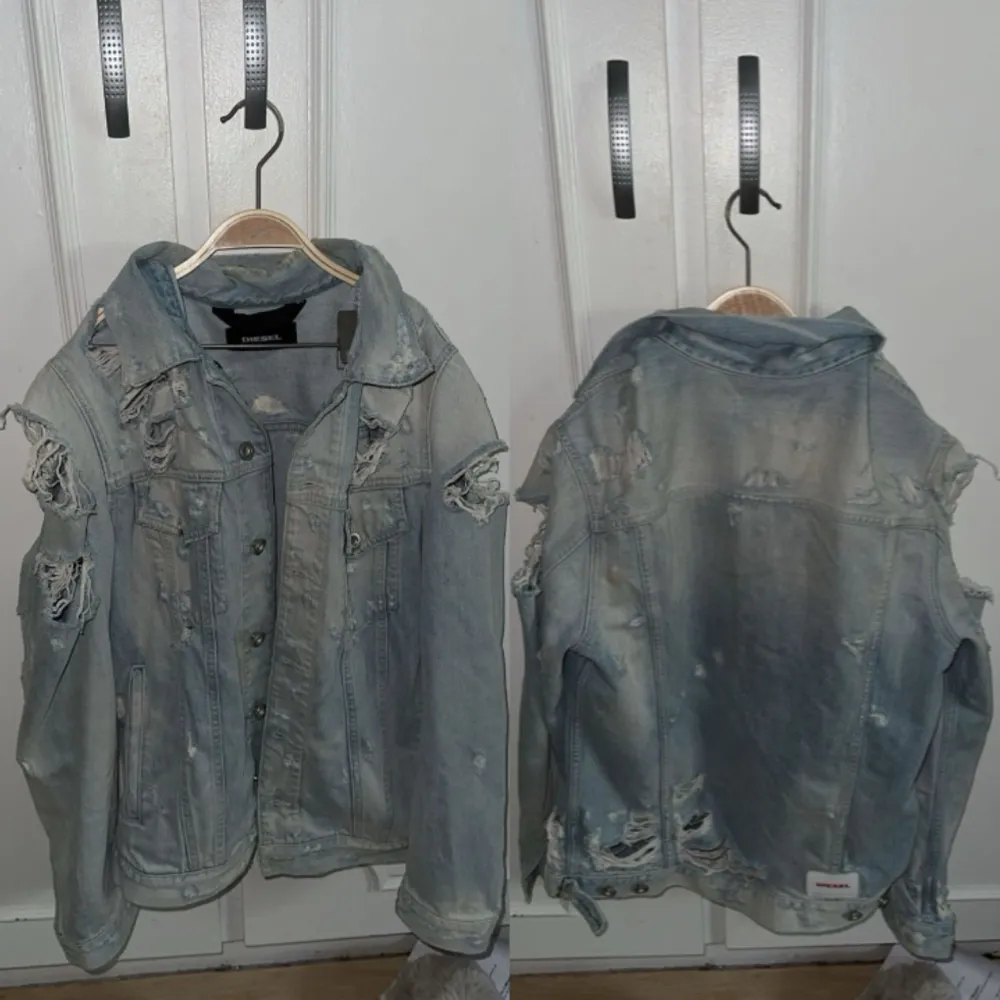 Sjukt cool och vintage diesel jeans jacka! Köpt för länge sedan men använd få gånger!  Diesel jeansjackor kostar som ny ca 3000-5000kr. Jackor.